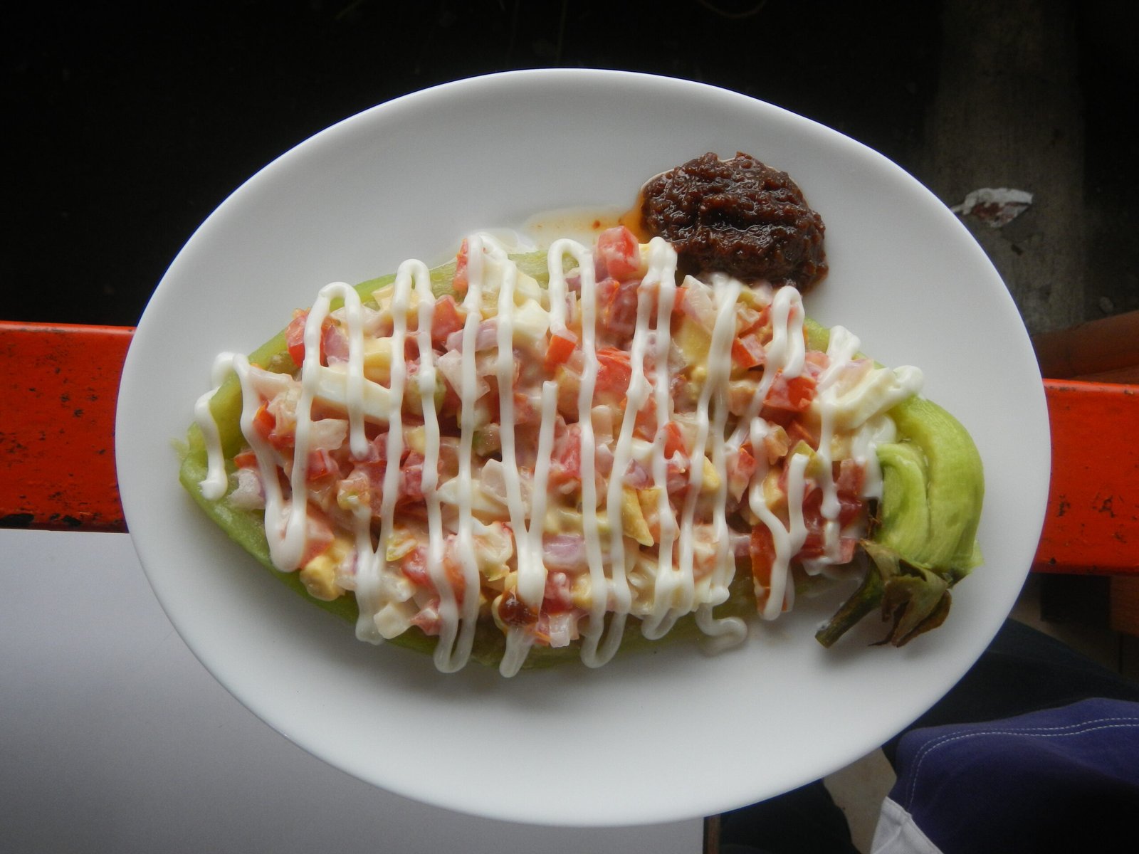 Ensaladang Talong (Grilled Eggplant Salad) photo