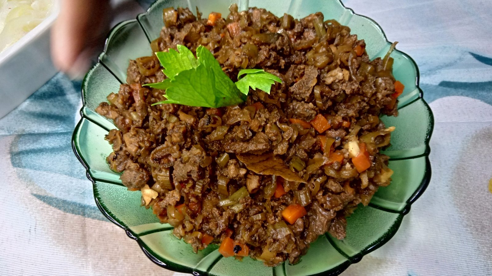 Bopis (Pork Lung and Heart Saute)